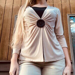 Notations Quarter Sleeve Top